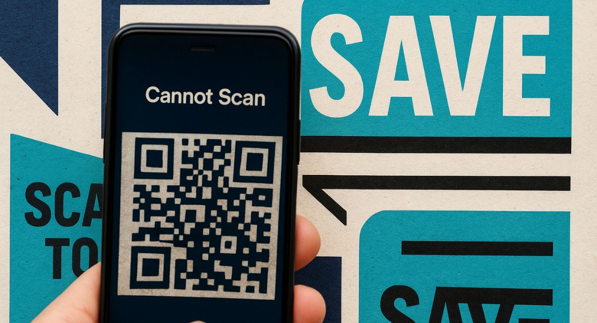 error de código qr sin margen