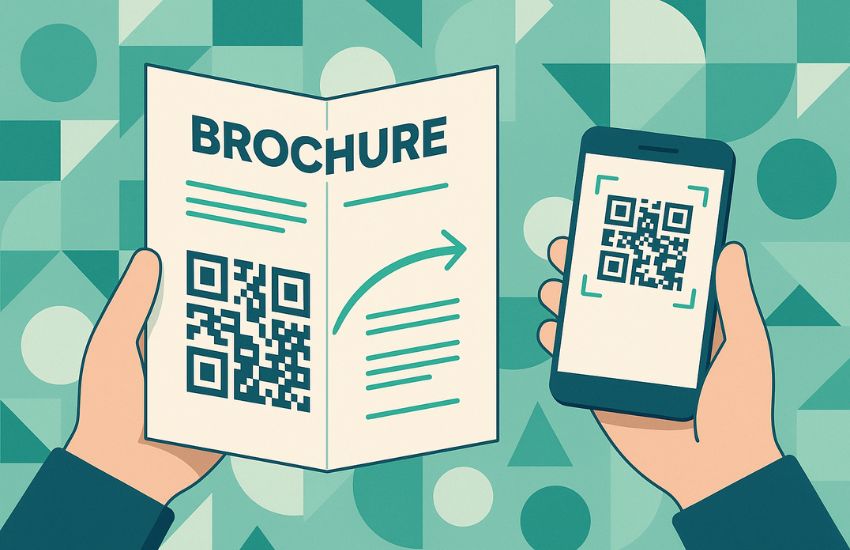 Código QR para folletos