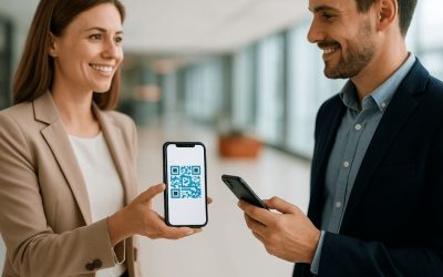 Adiós a las Tarjetas de Presentación Estáticas: El QR que Carga tu Contacto, tu Web y tu Red Social al Instante.
