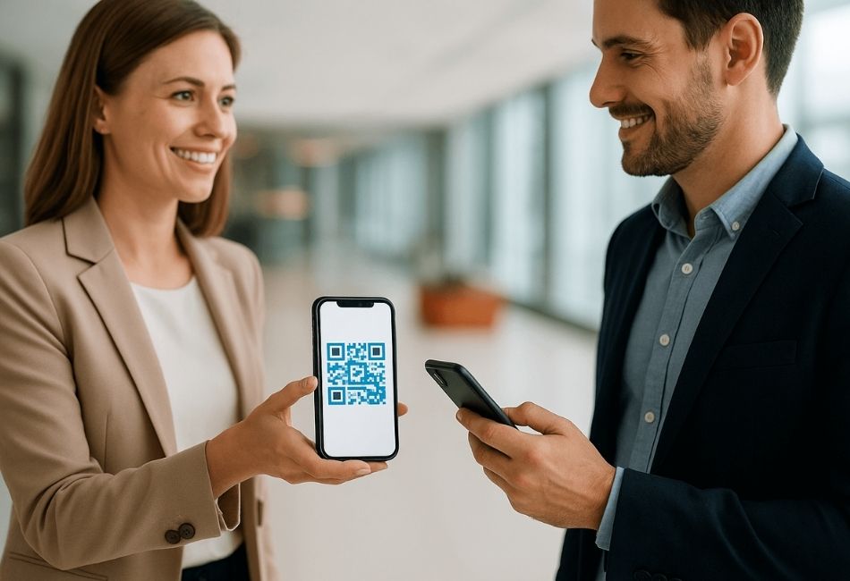 Adiós a las Tarjetas de Presentación Estáticas: El QR que Carga tu Contacto, tu Web y tu Red Social al Instante.