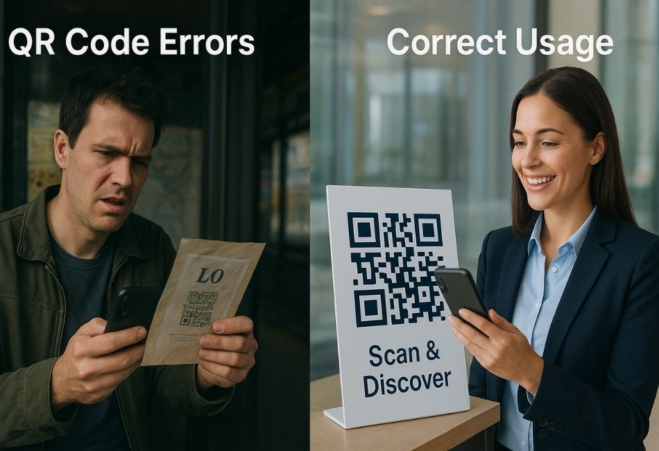 Los 5 Errores Más Comunes al Usar Códigos QR (y Cómo Evitarlos)